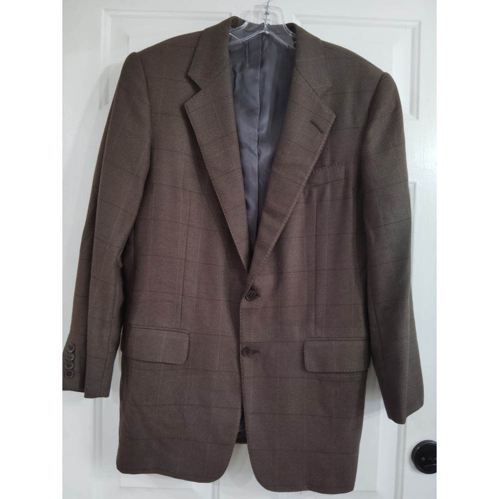 VTG Hickey Freeman X Neiman Marcus Men's Wool Sport Coat Blazer Size 38 Reg